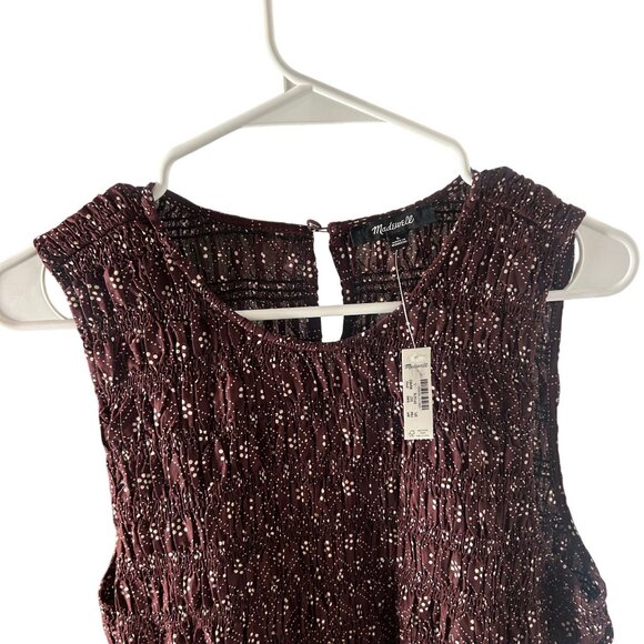 Madewell The Melody Smocked Midi Dress in Daisy Print Women's Size Large NWT! - Picture 5 of 7